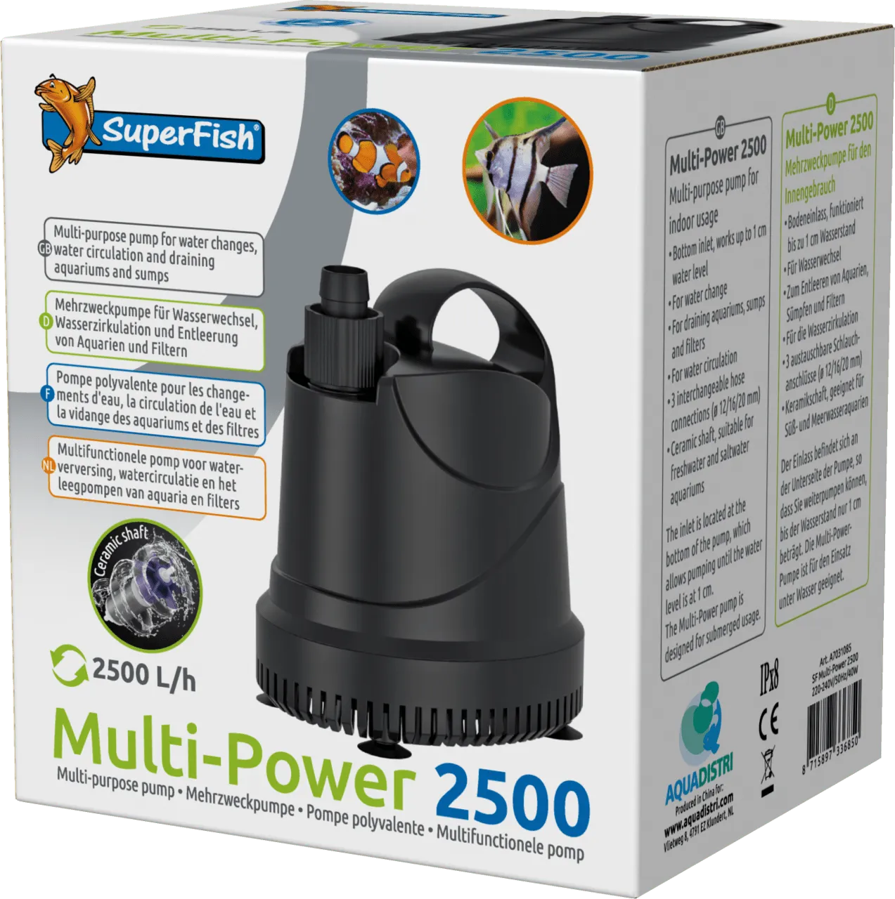 SuperFish MULTIPOWER 2500 л/час насос