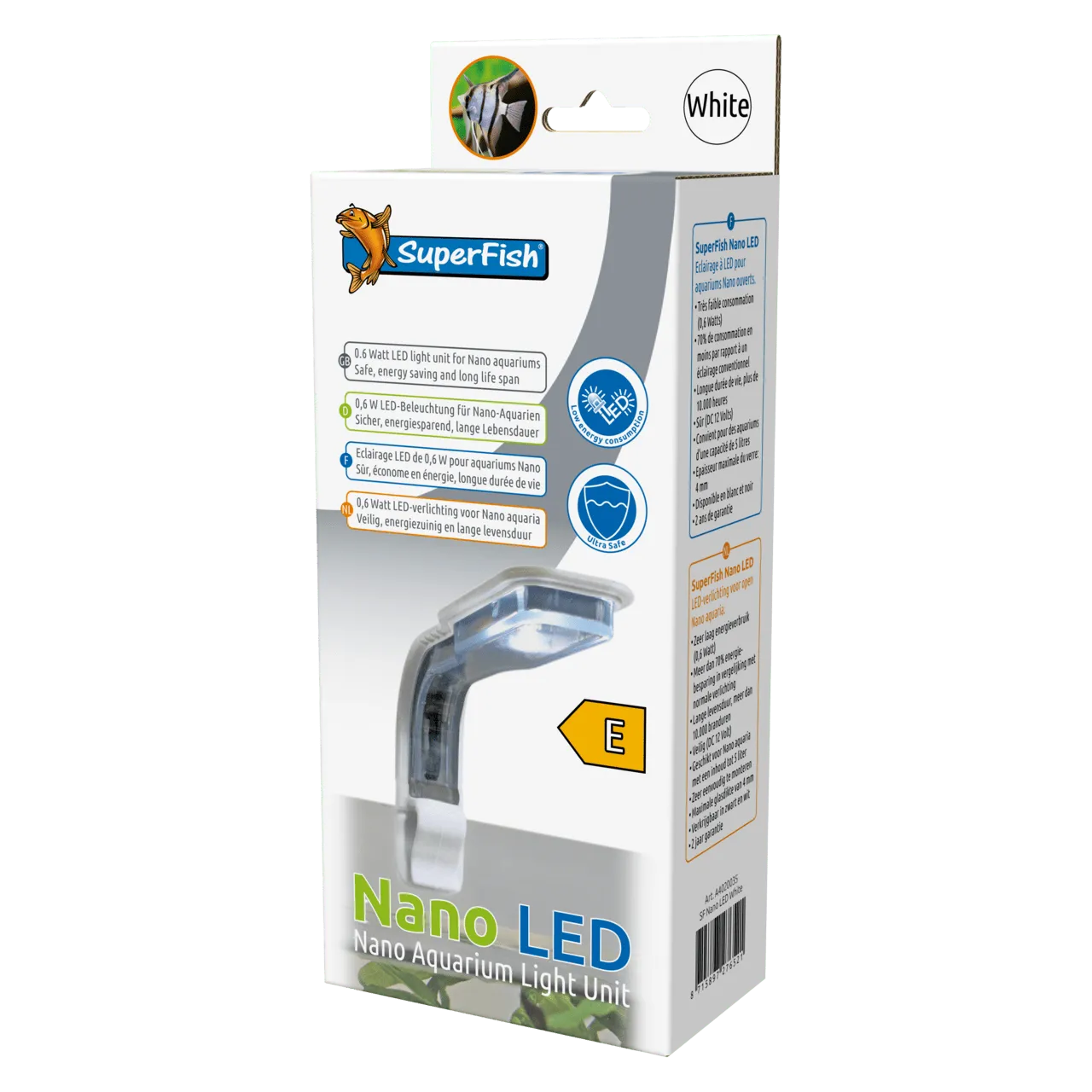 SuperFish NANO LED WHITE LED светильник, 0,6 Вт
