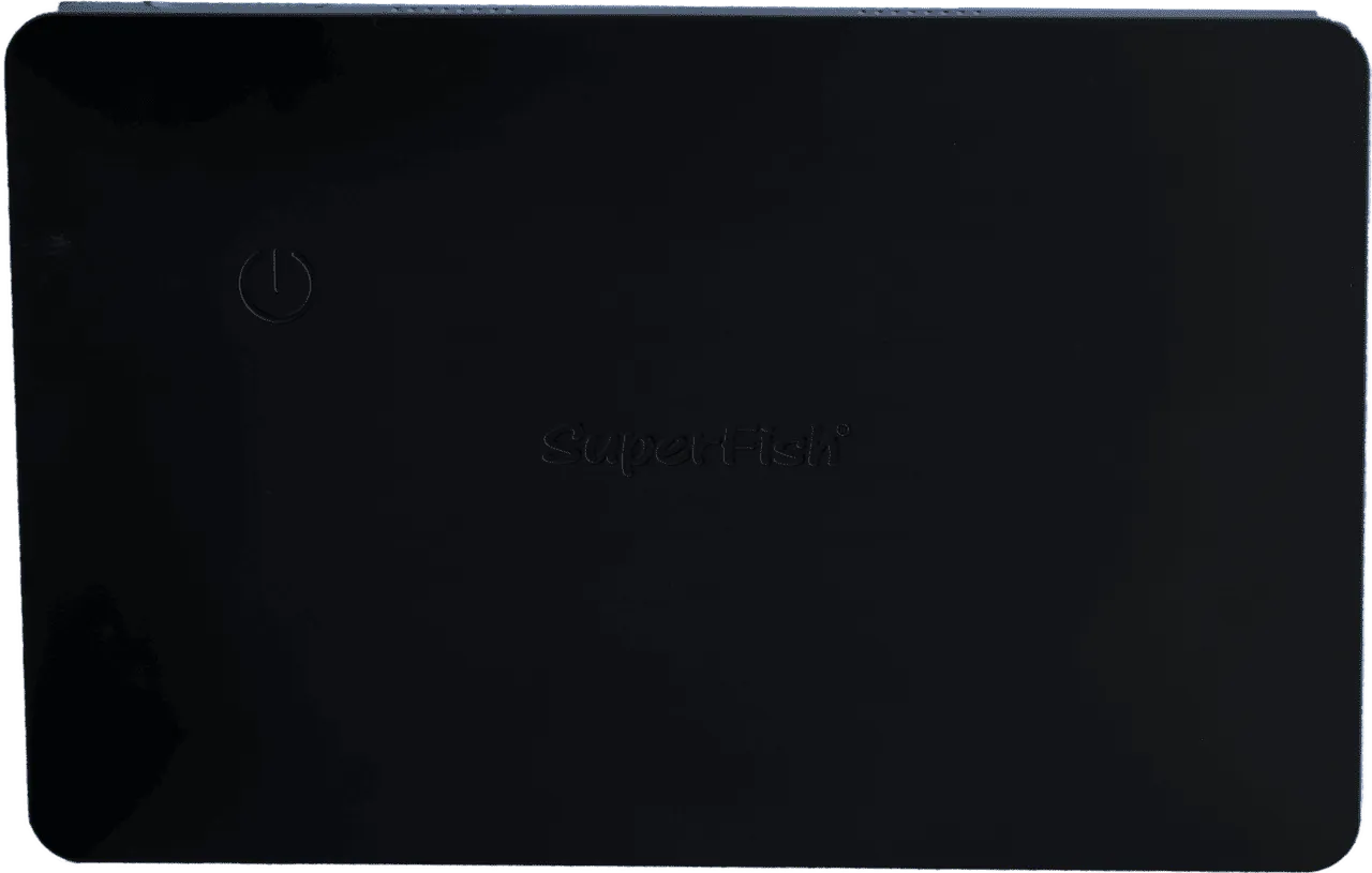 SuperFish QUADRO 40 LIGHT BLACK светильник черный