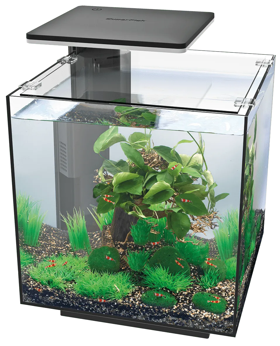 SuperFish QubiQ 30 LED Black аквариумный набор, 30 л