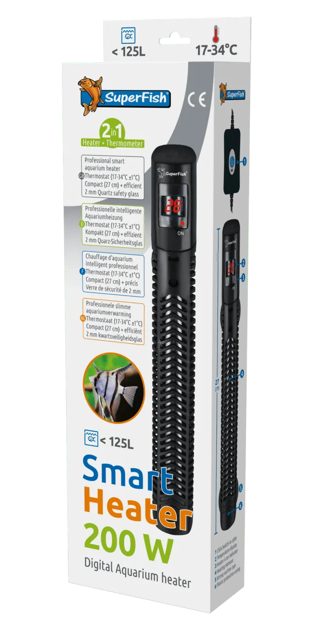 SuperFish SMART HEATER 200 W обогреватель для аквариума