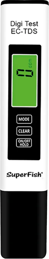 SuperFish TDS 3-в-1 і акваріумі DIGI TEST EC-TDS тест для визначення рівнів