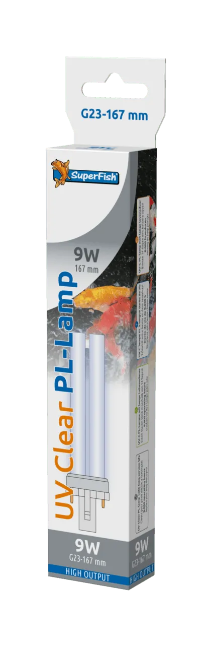 SuperFish UV PL LAMP 9 W G23-167 мм (06011015)