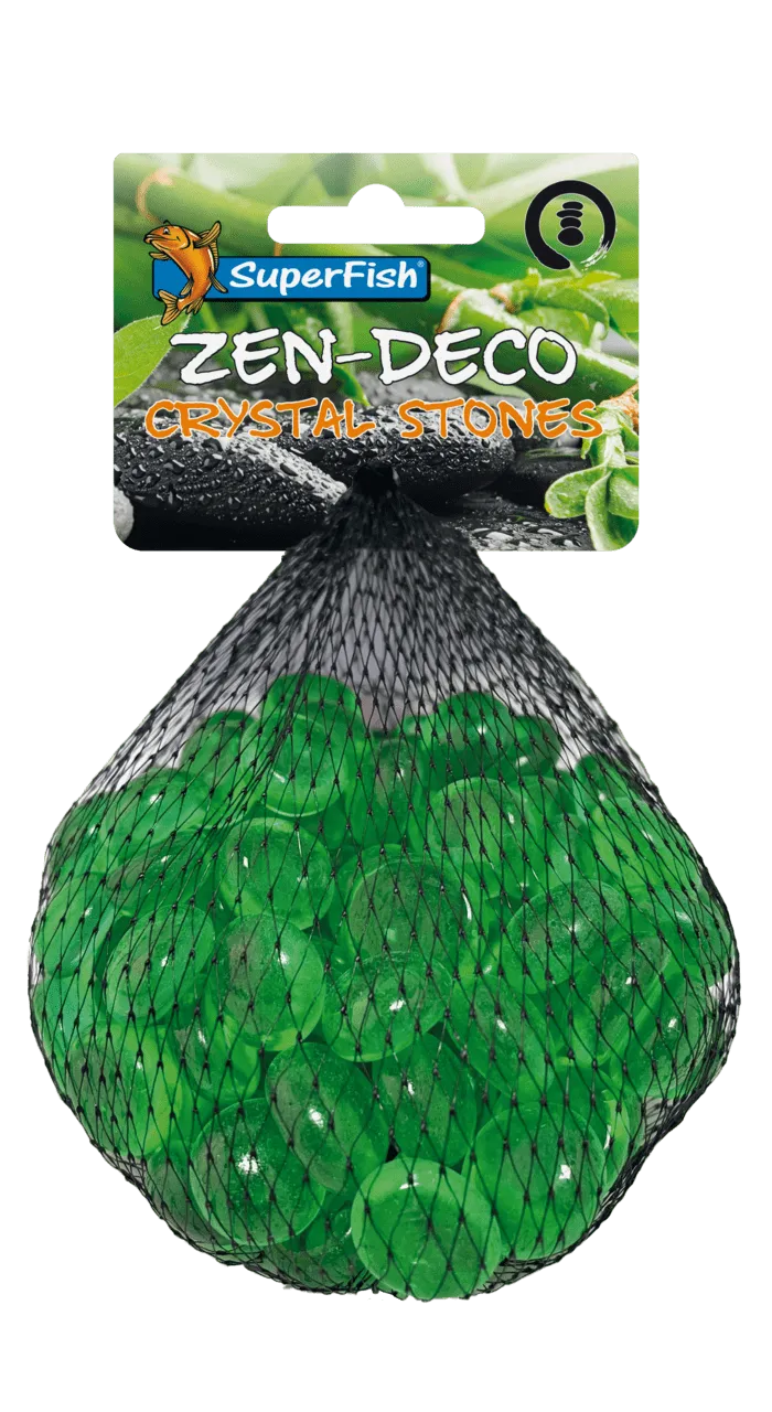 SuperFish ZEN CRYSTAL STONES 300 г GREEN украшения для аквариума