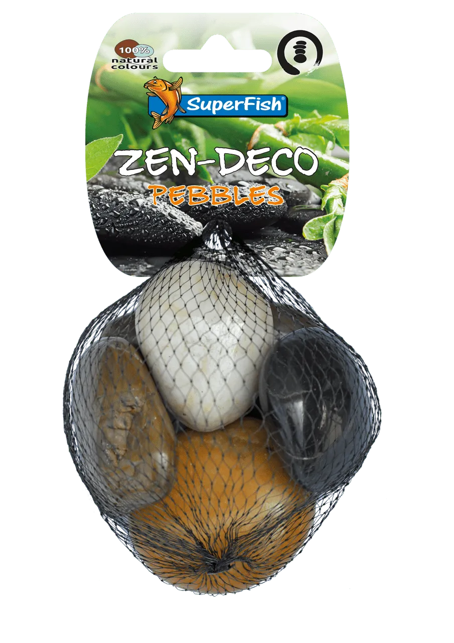 SuperFish ZEN PEBBLE MEDIUM MIX 450 г украшения для аквариума