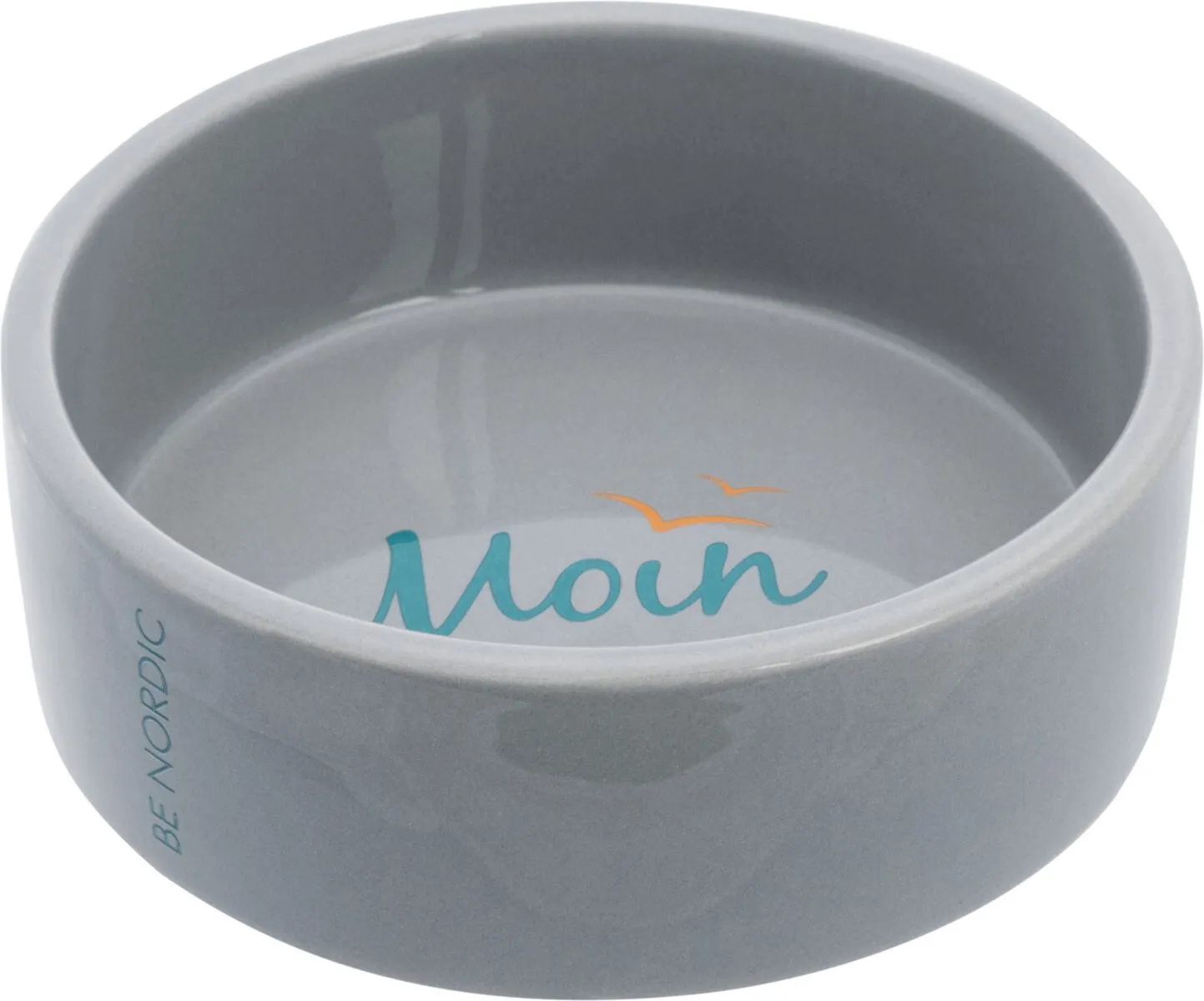 Trixie Be Nordic миска Moin для собак, серая, 1,4 л, d:20 см (кермическая)