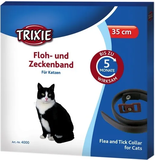 Trixie Био-ошейник Flea & Tick Collar для кошек, 35 см (от внешних паразитов)