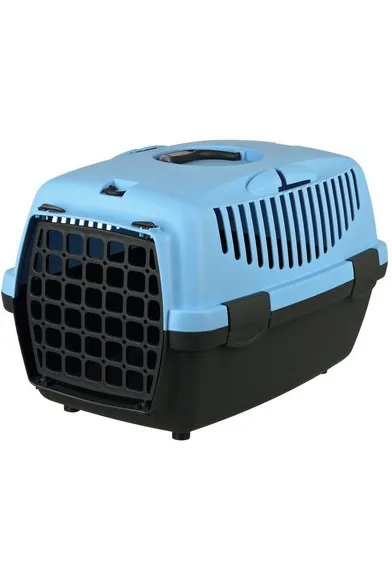 Trixie Переноска Capri 2 для животных до 8 кг, 37 x 34 x 55 см (голубая)
