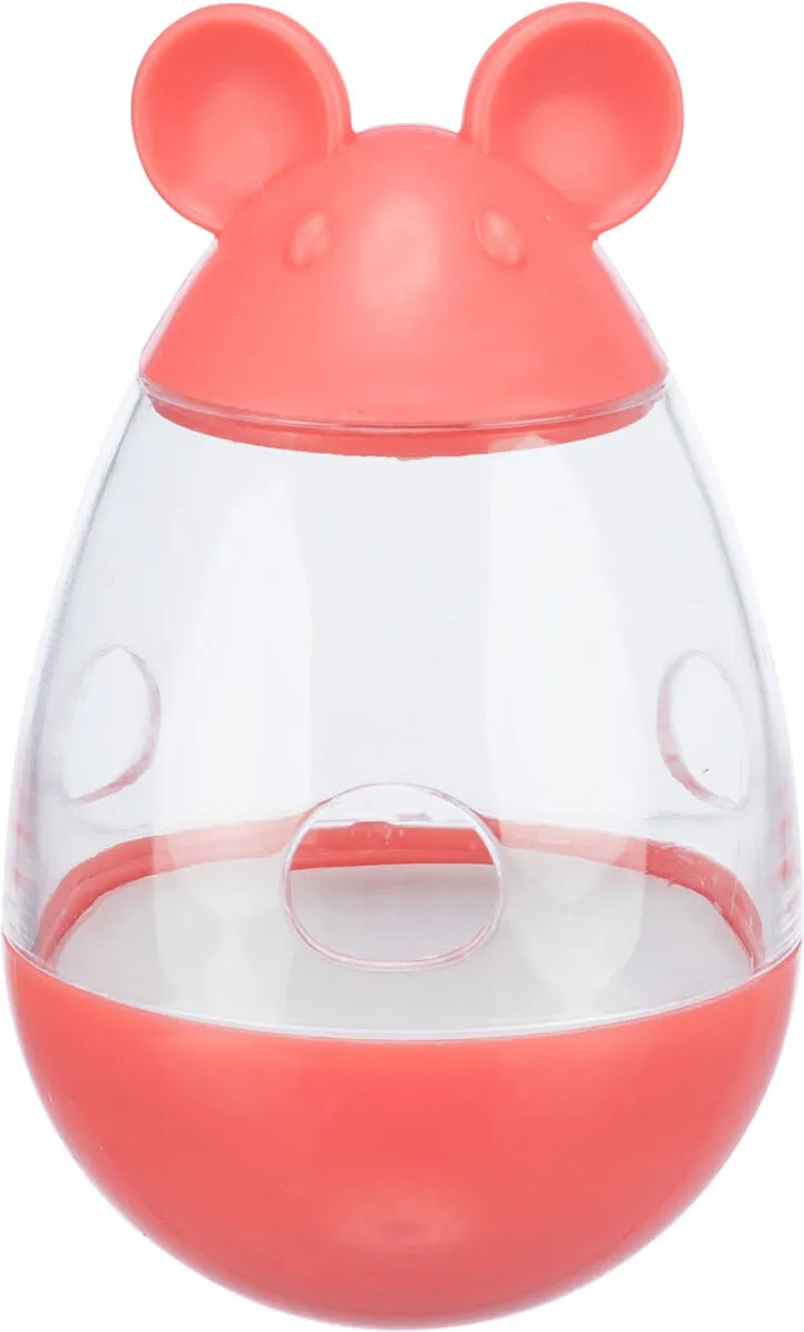 Trixie Игрушка для кошек кормушка в форме мыши для лакомства, 9 см