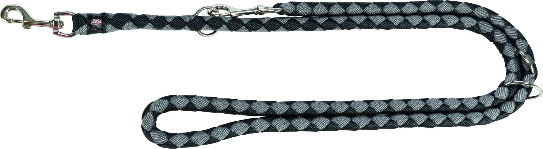 Trixie Cavo поводок регулируемый L–XL 2 м d 18 мм черный/графит