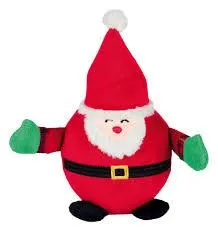 Trixie Christmas набор игрушек Санта/пингвин/снеговик плюш, 18 см, 6 шт