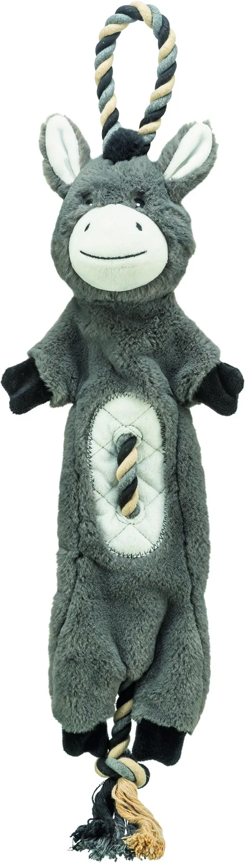 Trixie Игрушка Осел плюшевый из переработанных материалов для собак 66 см