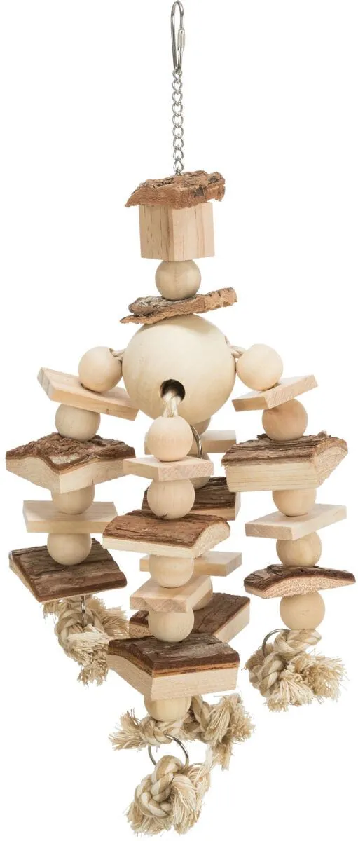 Trixie Игрушка для птиц, подвесная, 35 см (натуральные материалы)