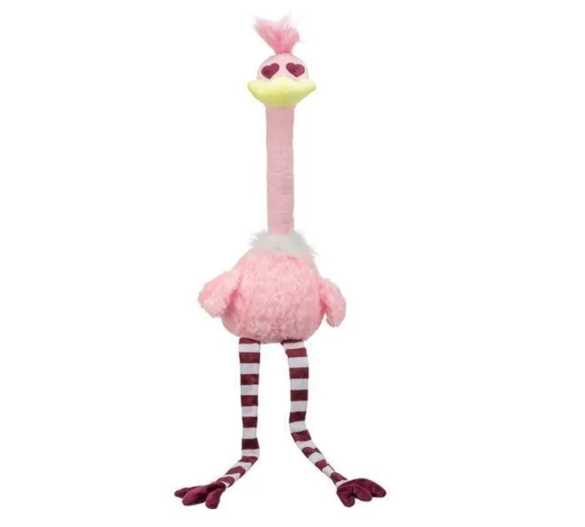 Trixie Игрушка для собак Страус Святой Валентин плюшевый 80 см