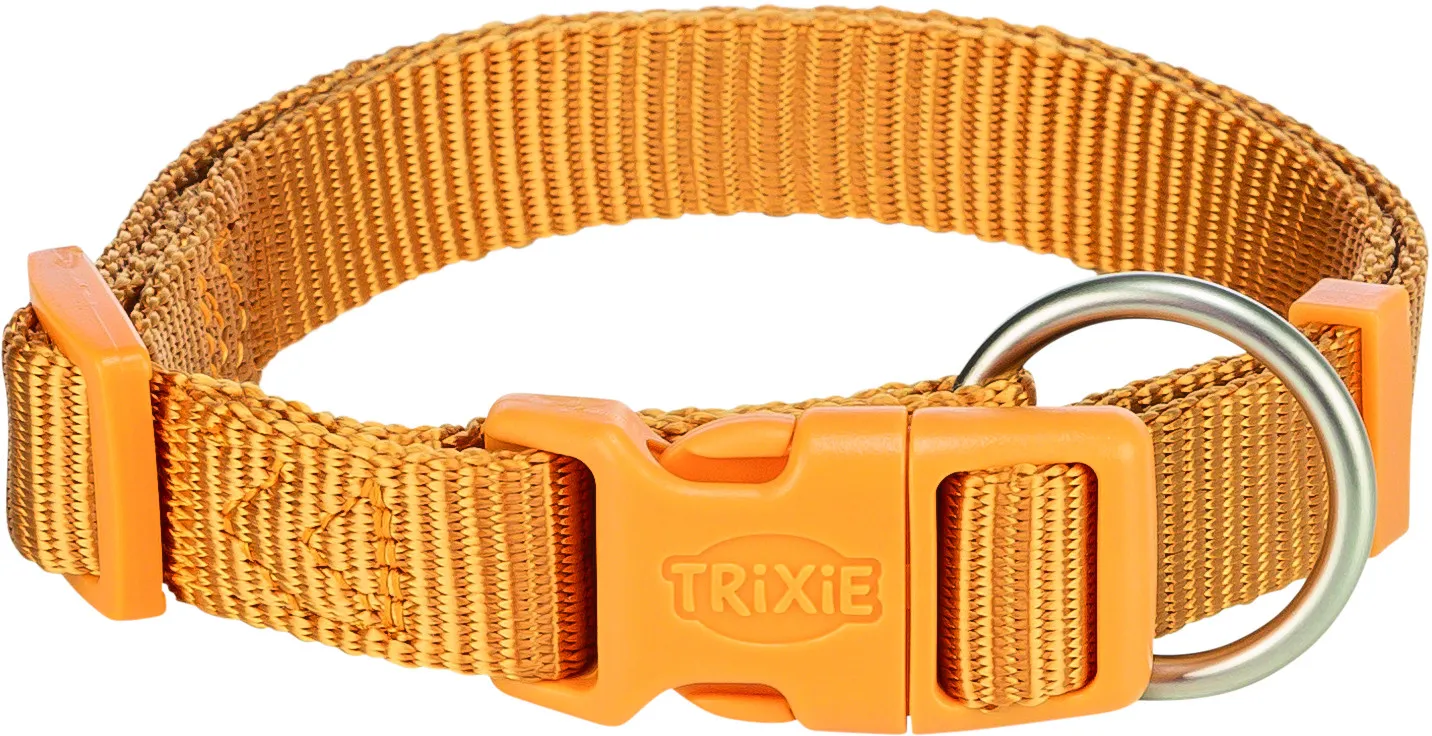 Trixie Premium ошейник для собак L–XL 40–65 см 25 мм оранжевый