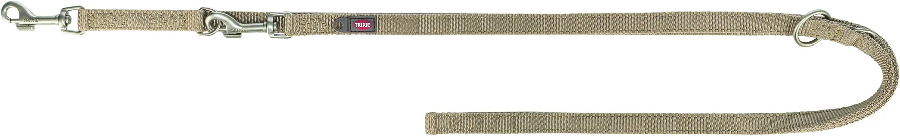 Trixie Premium поводок регулируемый двухслойный для собак L–XL 2 м 25 мм песочный