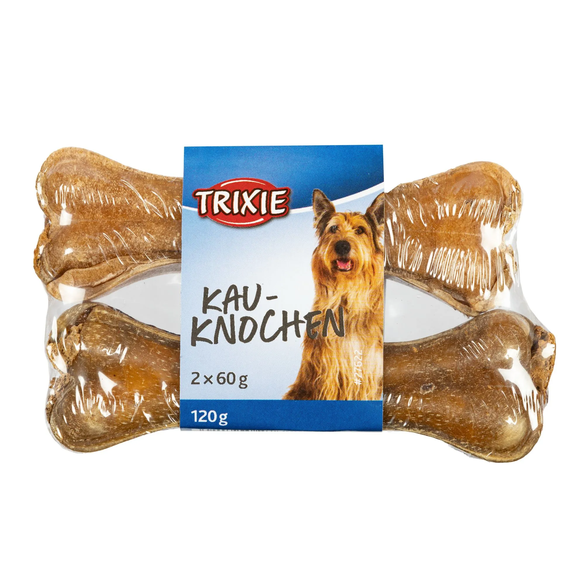 Trixie Лакомство для собак Косточка прессованная с рубцом 12 см 60 г/2 шт
