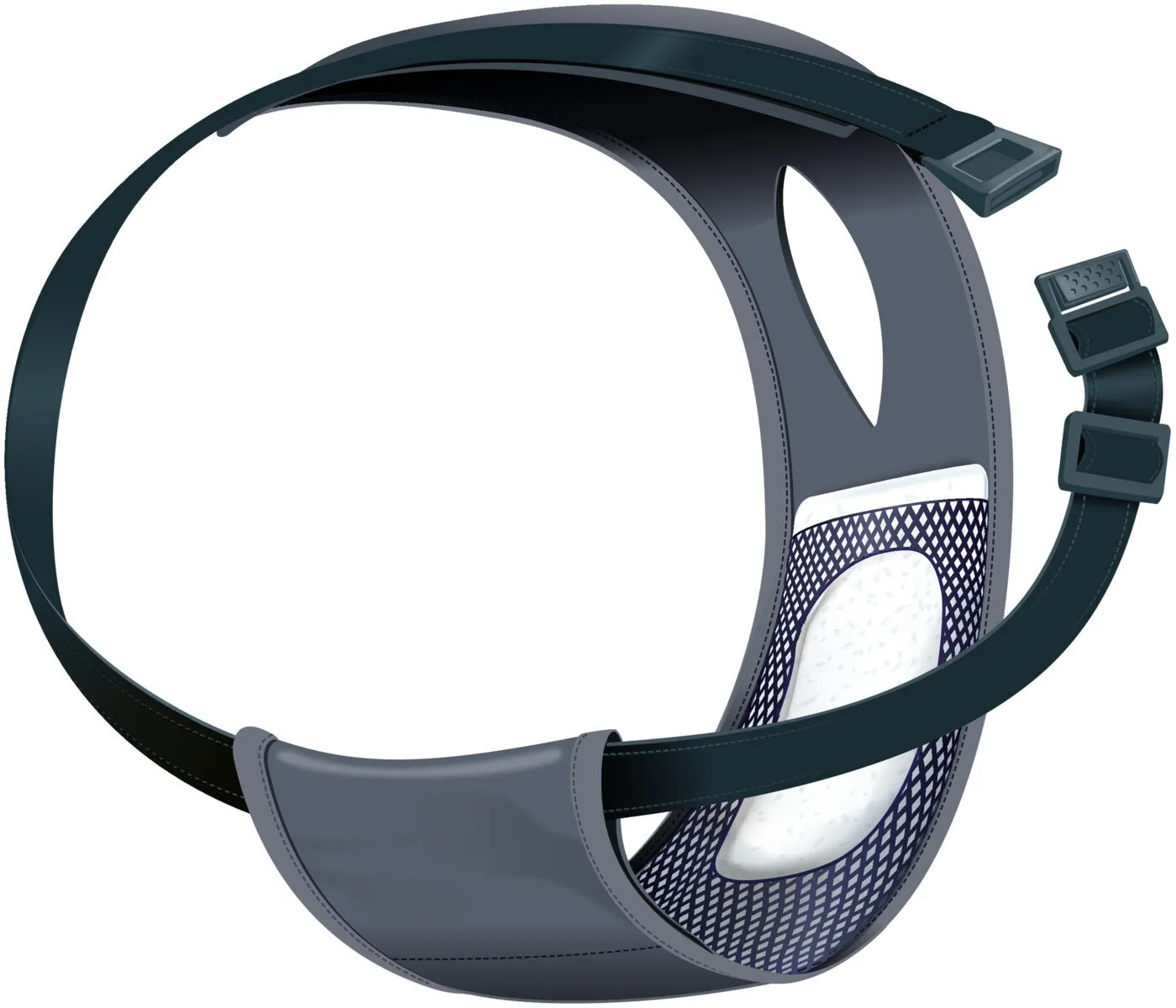 Trixie Гигиенические трусы M 40-49 см (чёрные)