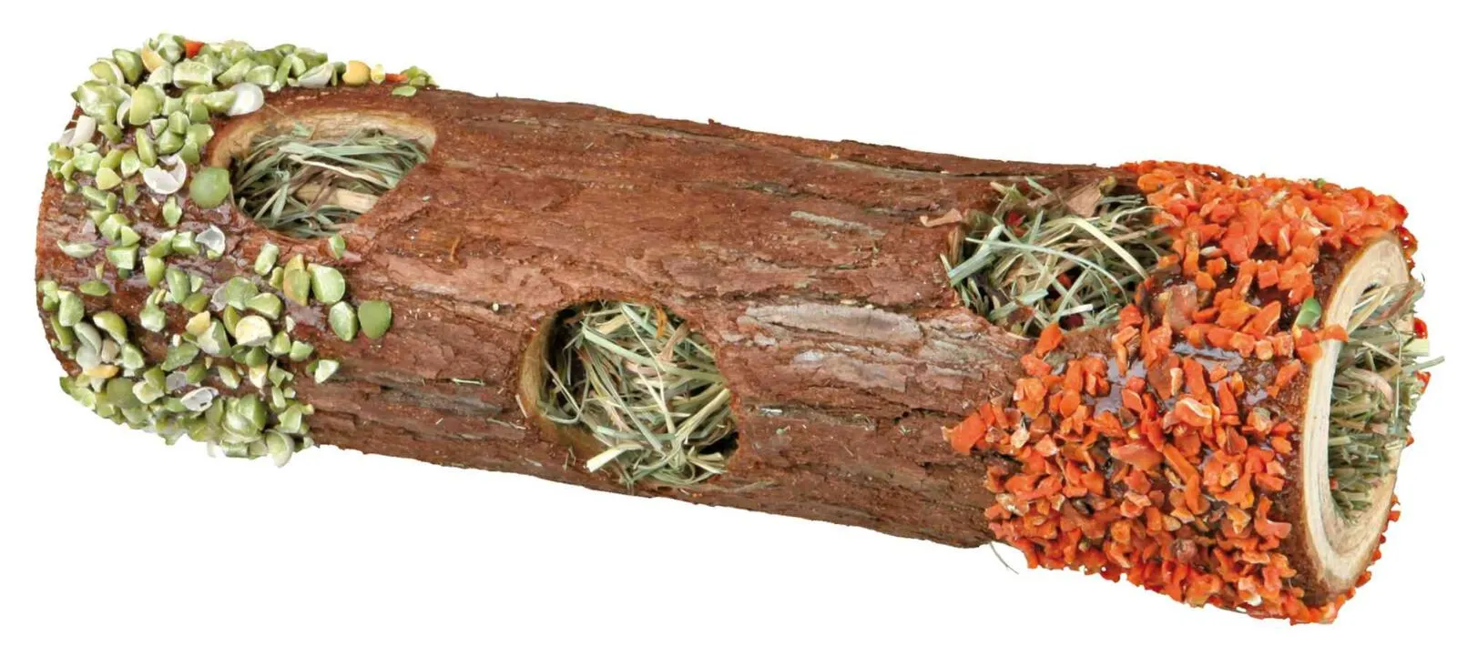 Trixie Тоннель для грызунов с сеном и корой, 6,5 х 20 см, 25 г