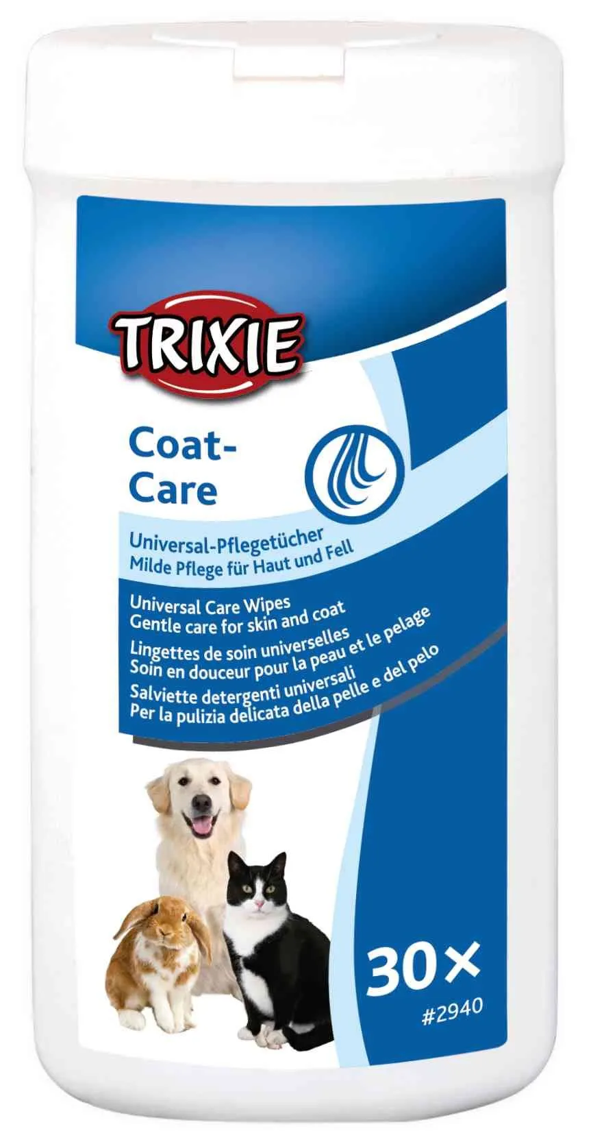 Trixie Салфетки очищающие универсальные из алоэ, 30 шт.