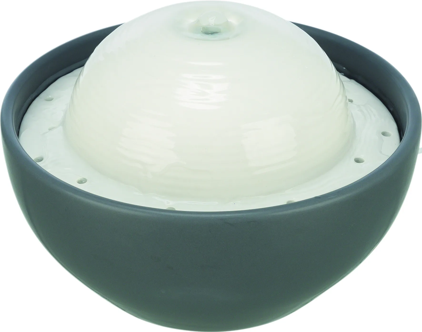 Trixie Фонтан Vital Dome керамический для собак 1,5л 20х10х20 см серо-белый