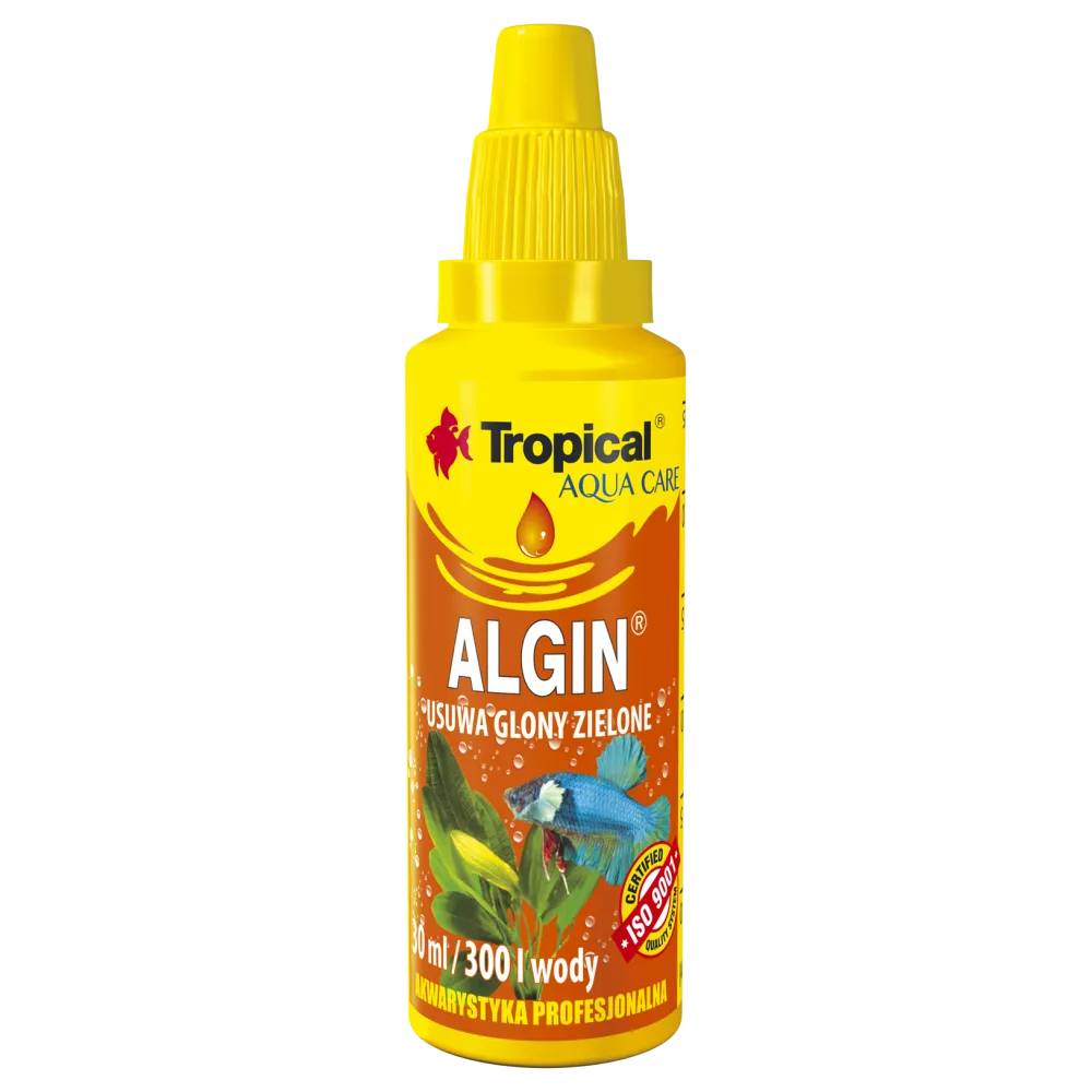 Tropical Algin средство для борьбы с водорослями в аквариумах (на 300 л воды) – 30 мл