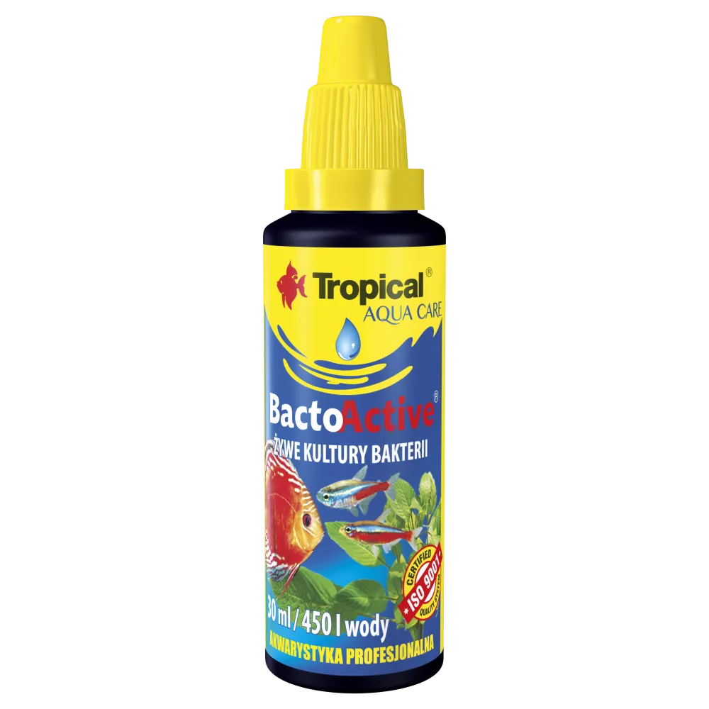 Tropical Bacto Active средство для аквариума для запуска и подготовки биологической среды - 30 мл