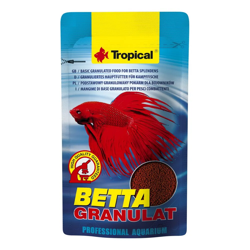Tropical Betta Granulat корм для петушков и других лабиринтовіх рыб, гранулы – 10 г