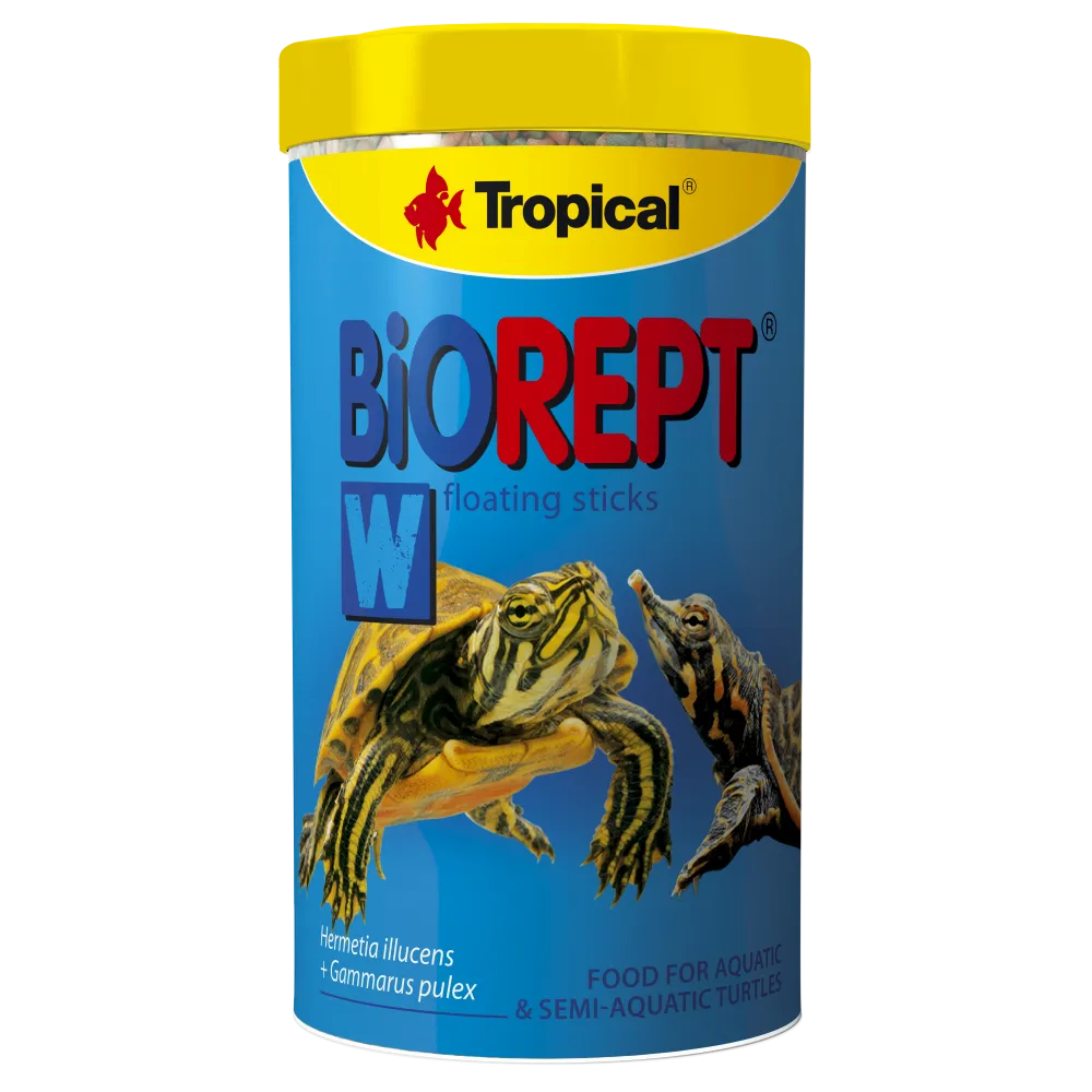 Tropical Biorept, W, 500 мл/150 г, корм для всеядных и мясоядных земноводных и водных черепах