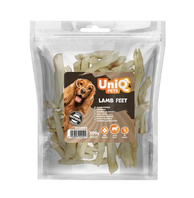 UniQ PETS лакомство для собак, бараньи ножки - 300 г