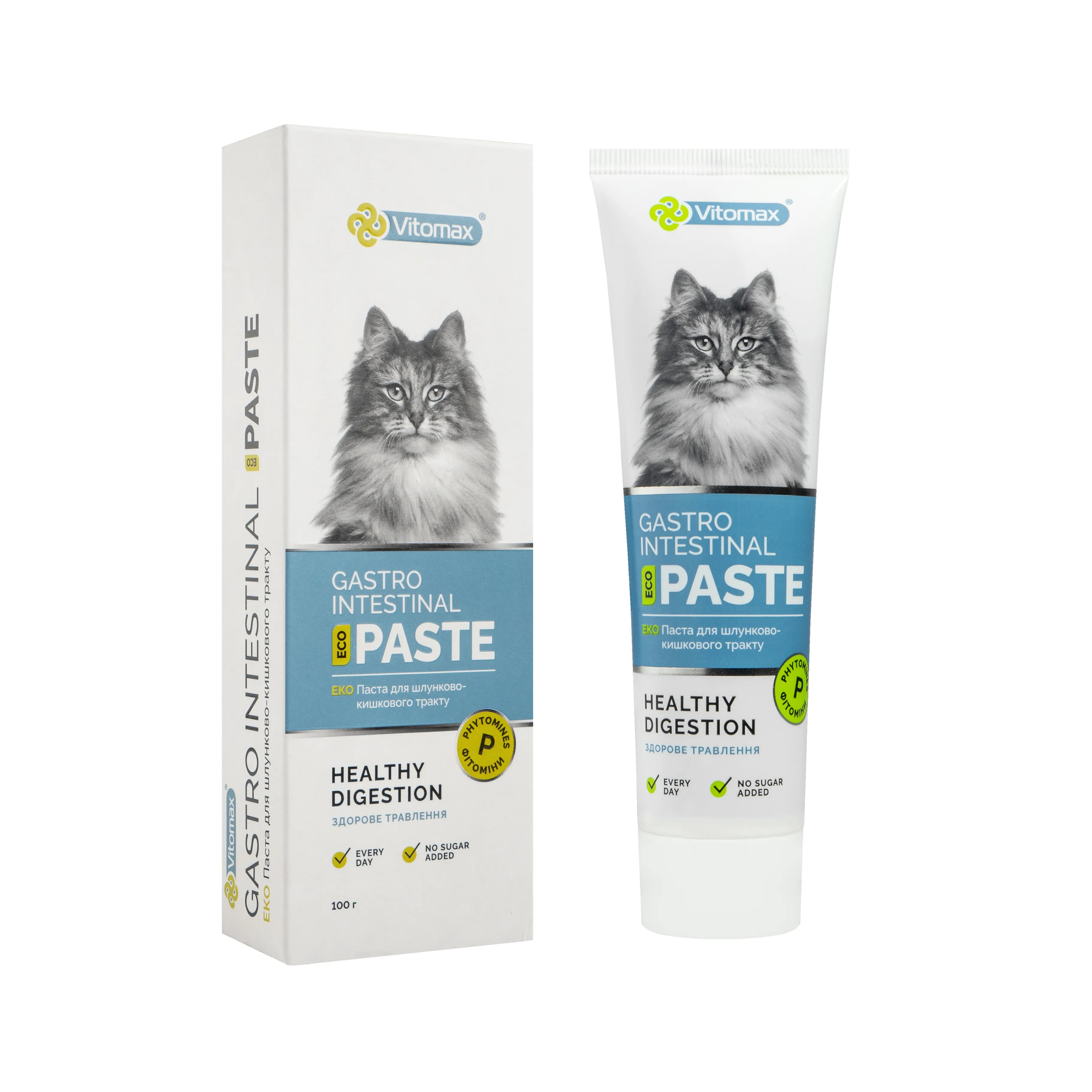 Vitomax Gastro Intestinal Paste ЭКО паста для желудочно-кишечного тракта кошек (100 г)