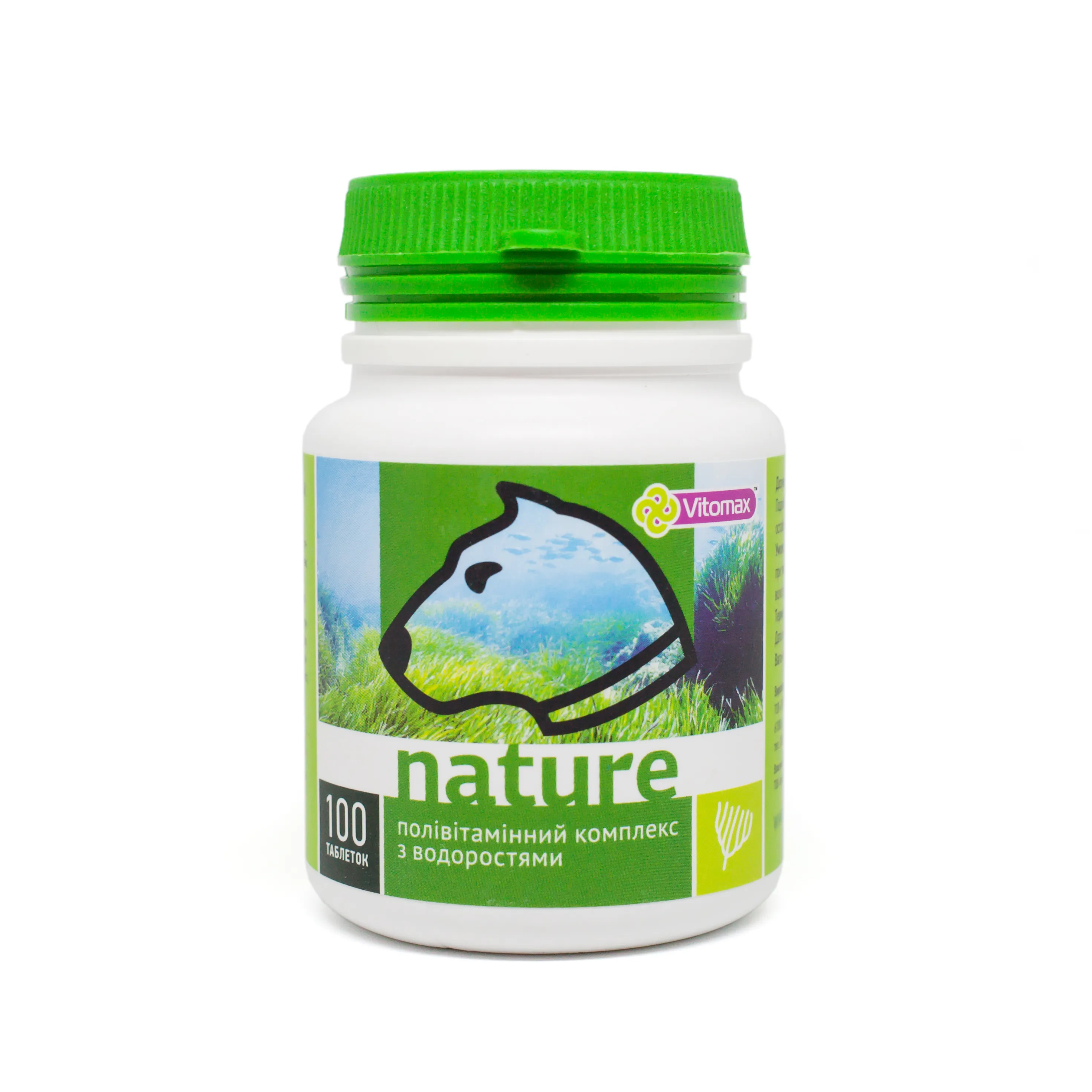 Vitomax Nature поливитаминный комплекс с водорослями для собак (100 табл.)