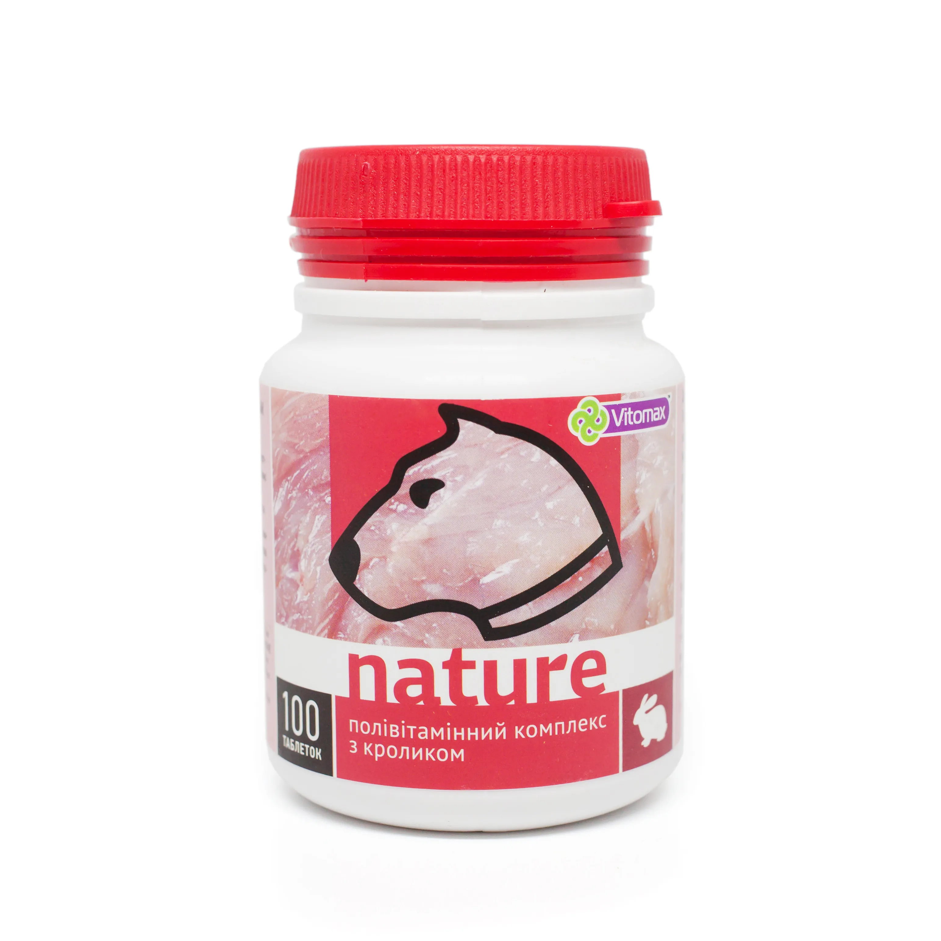 Vitomax Nature поливитаминный комплекс с кроликом для собак (100 табл.)