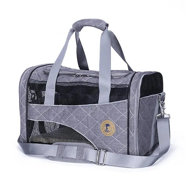 Voyager Pet LV06 дышащая переноска премиум-класса для собак и кошек, серая