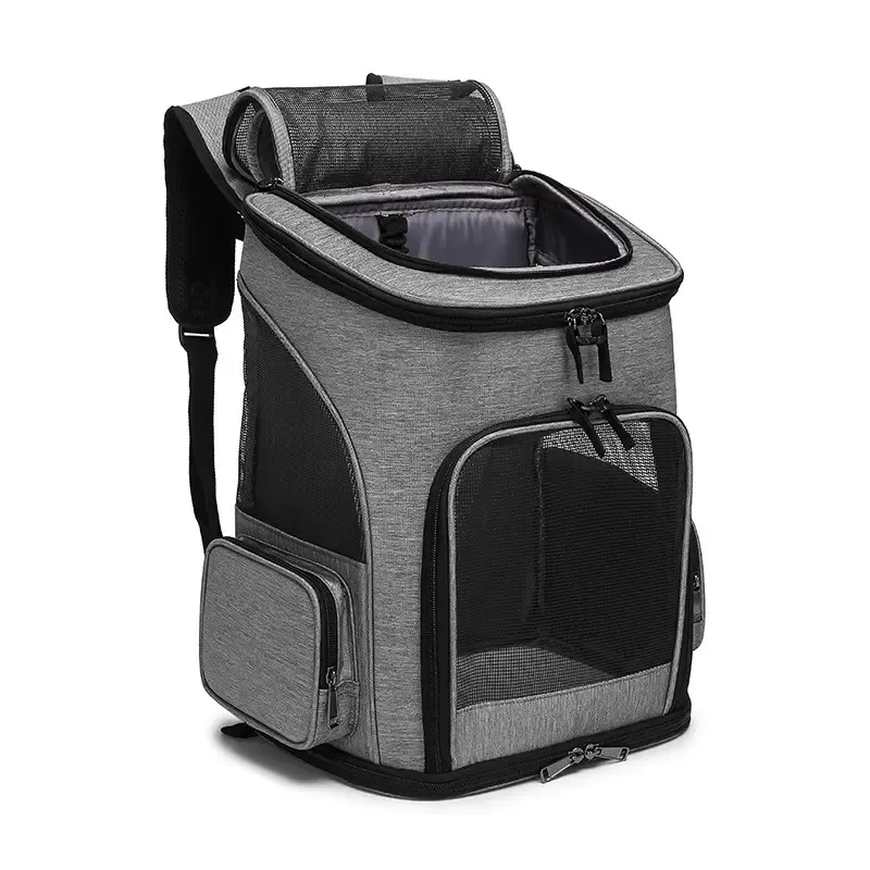 Voyager Pet VB16007 портативная дорожная сумка-переноска для собак и кошек, серая, 40х26х33 см