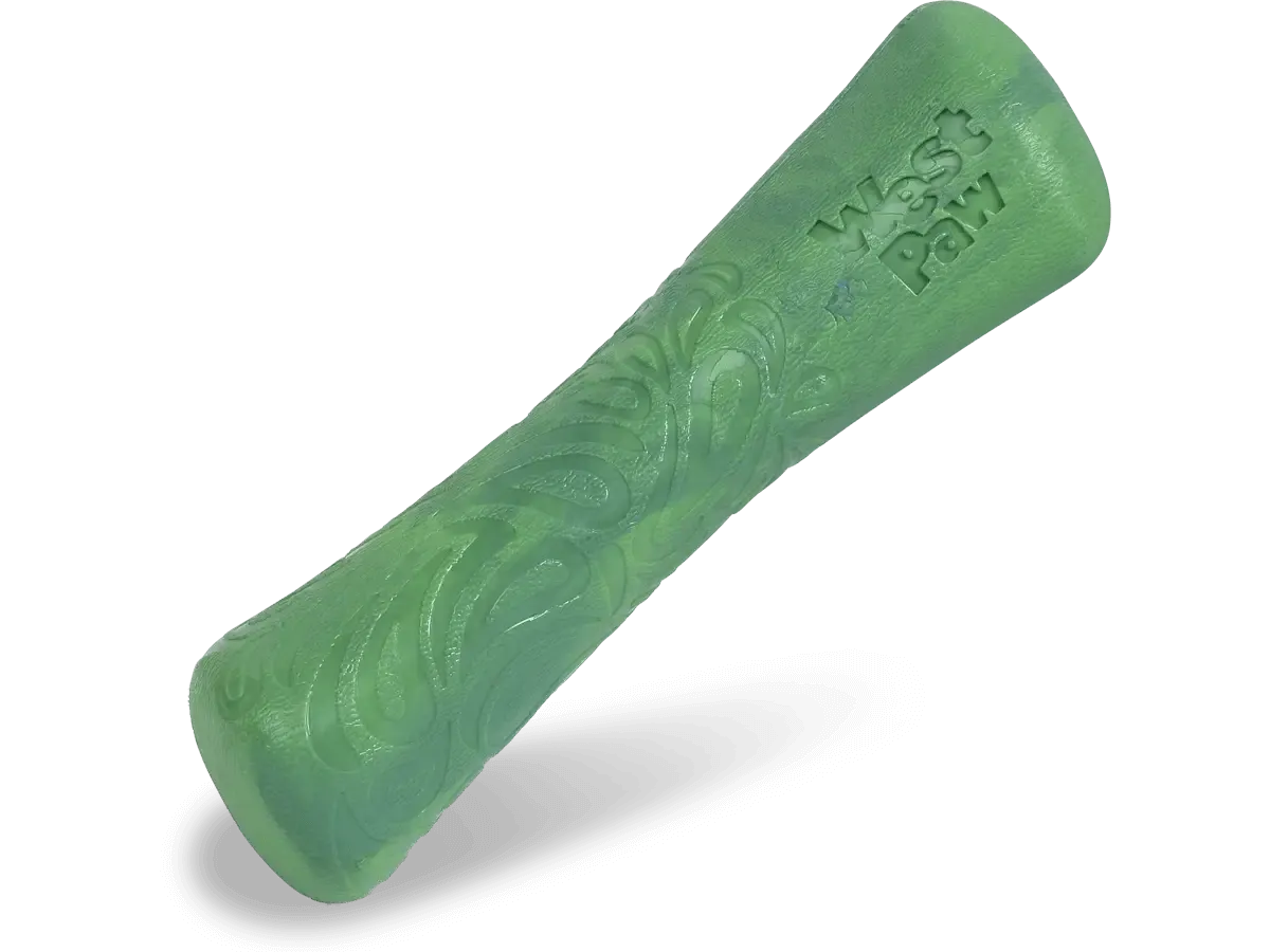 West Paw Seaflex Drifty Small Emerald игрушка для собак Дрифт кость, мала (цвет: изумрудная; размер: S 15 см)