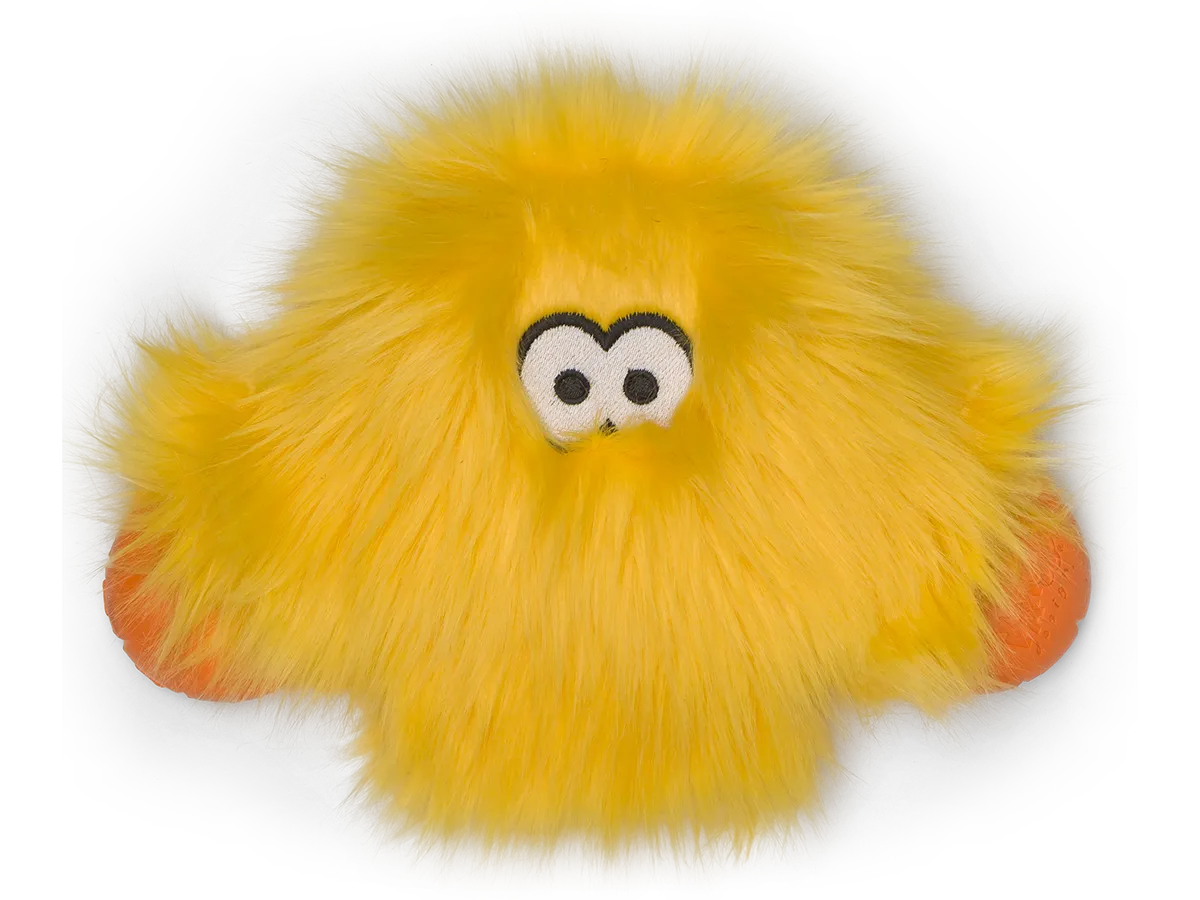 West Paw Taylor Lemon игрушка-пищалка для собак Тейлор пушистый (цвет: лимонный; размер: 25х15 см)