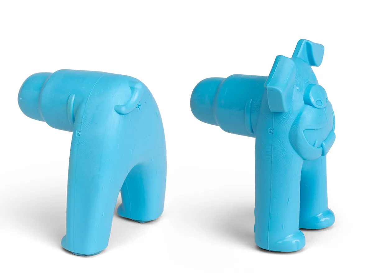 West Paw Zogoflex Toppl Stopper аксессуар для собак Топпл стоппер, дополняет игрушку-пазл Toppl (цвет: голубой)