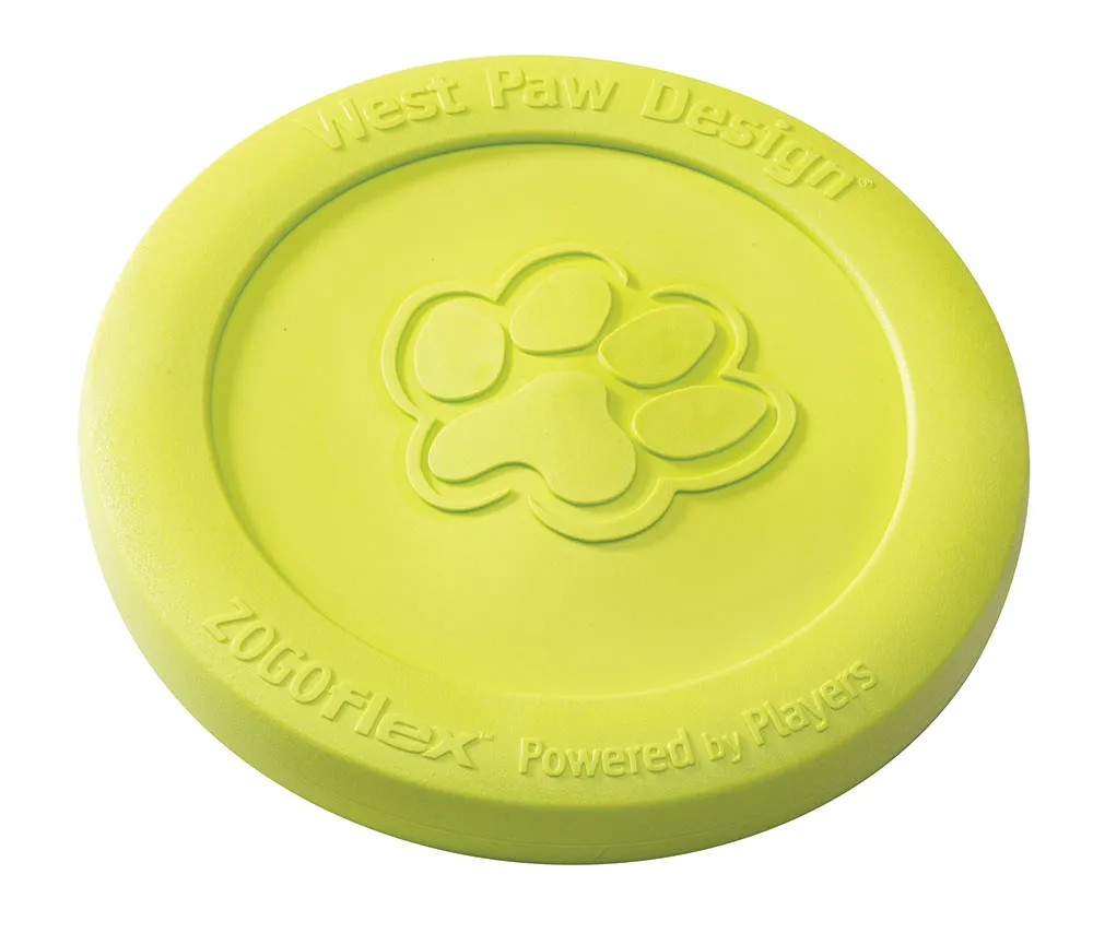 West Paw Zisc Flying Disc Large Green игрушка фрисби для собак, большая (цвет: зеленый; размер: 22 см)
